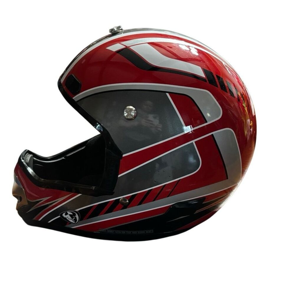 Thor MX Motocross SVS4 Size Medium Helmet With Breath Deflector *Read*